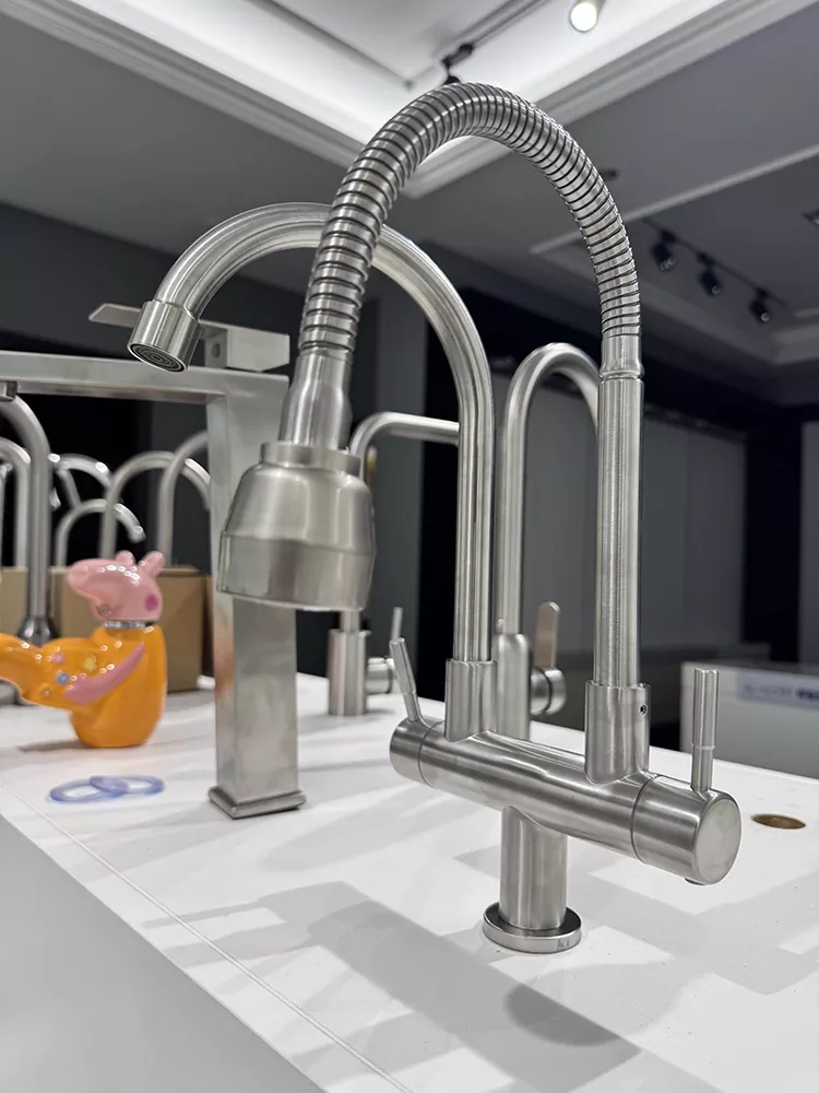 Water purifier with fine water tap, single cold water kitchen faucet